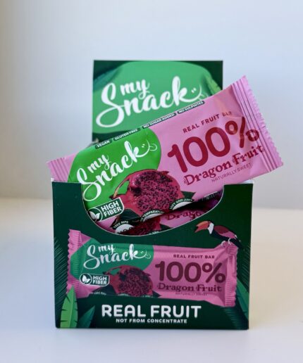 Ellyt 100% dragon fruit fruit bar display box, front side