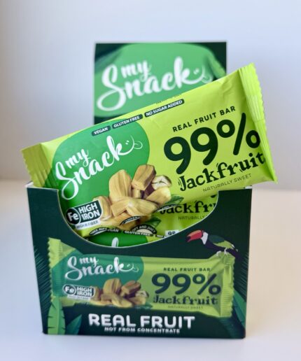 Ellyt 99% jaka fruit bar display box, front side