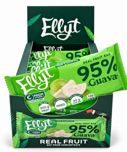 Baton owocowy z gujawy Ellyt 95% – opakowanie 20 szt.