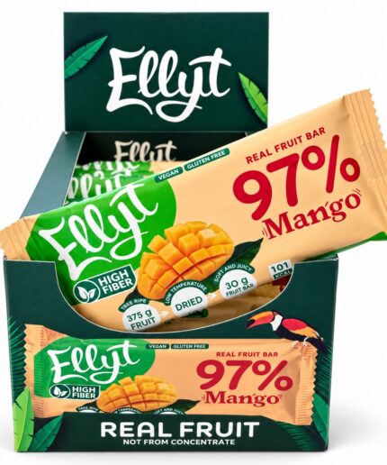 Baton owocowy Ellyt 97% mango – opakowanie 20 szt.